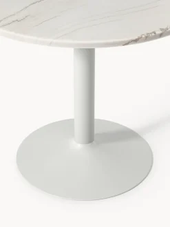 Mesa de comedor ovalada de mármol Miley, tamaños diferentes