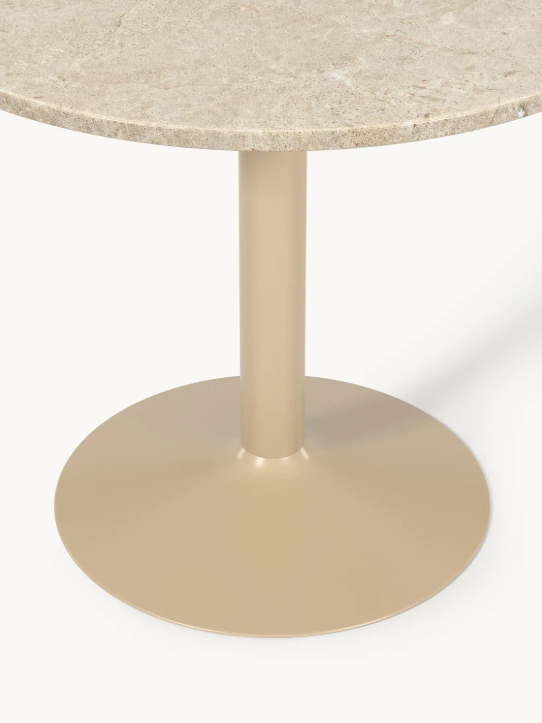 Mesa de comedor ovalada de mármol Miley, tamaños diferentes