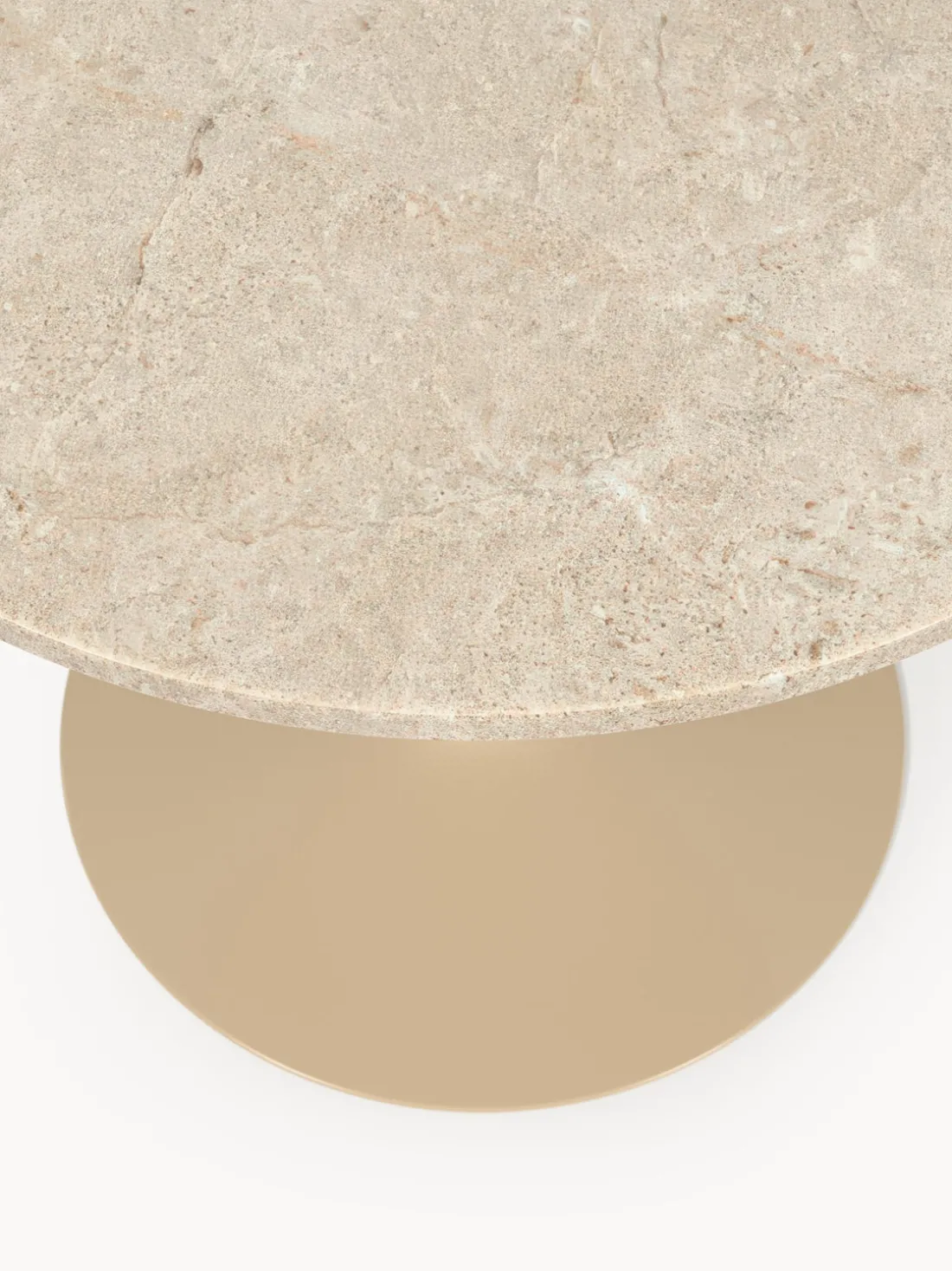 Mesa de comedor ovalada de mármol Miley, tamaños diferentes