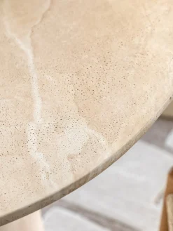 Mesa de comedor ovalada Pedra, 200 x 90 cm