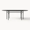 Mesa de comedor ovalada Snaregade, 210 x 95 cm
