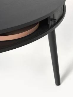 Mesa de comedor redonda con espacio de almacenamiento Calary, tamaños diferentes