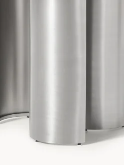 Mesa de comedor redonda con tablero de mármol Noam