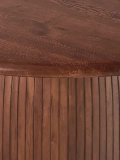 Mesa de comedor redonda con estructura estriada Nelly, tamaños diferentes