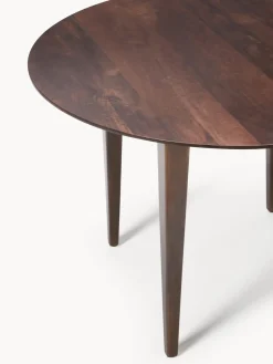 Mesa de comedor redonda de madera de mango Archie, tamaños diferentes