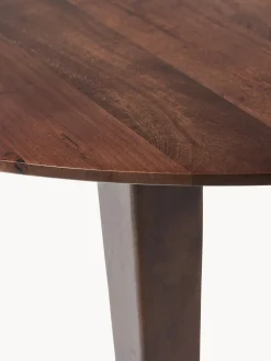 Mesa de comedor redonda de madera de mango Archie, tamaños diferentes