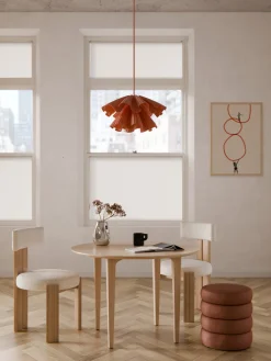 Mesa de comedor redonda de madera de roble maciza Archie, Ø 110 cm