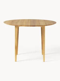 Mesa de comedor redonda de madera de roble maciza Archie, Ø 110 cm