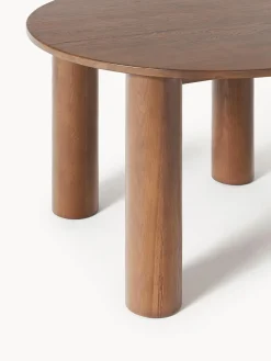 Mesa de comedor redonda de madera de roble Ohana, tamaños diferentes
