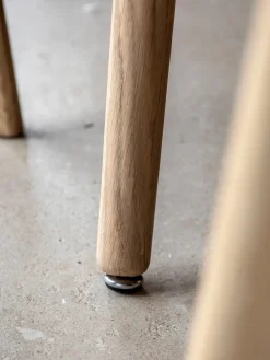 Mesa de comedor redonda de madera de roble Hatfield, Ø 110 cm