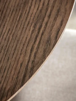 Mesa de comedor redonda de madera de roble Hatfield, Ø 110 cm