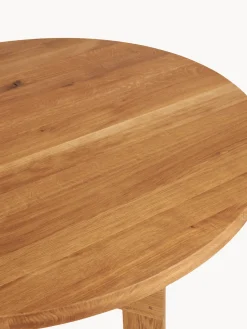 Mesa de comedor redonda de madera de roble Farmhouse, Ø 120 cm