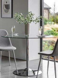 Mesa de comedor redonda Fielding, Ø 110 cm