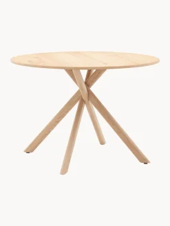 Mesa de comedor redonda Korsa, Ø 110 cm