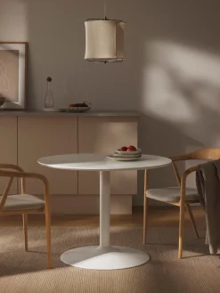 Mesa de comedor redonda Menorca, tamaños diferentes