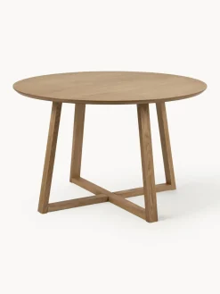 Mesa de comedor redonda Malika, Ø 120 cm