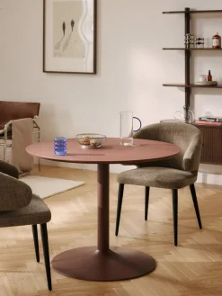 Mesa de comedor redonda Menorca, tamaños diferentes