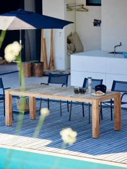 Mesa de jardín de madera de teca Stage, tamaños diferentes