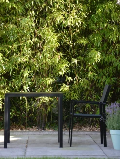 Mesa de jardín de metal Aria, 80 x 80 cm