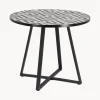 Mesa de jardín redonda Tella, Ø 90 cm