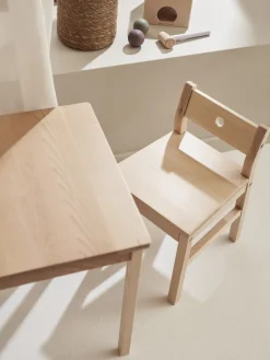 Mesa infantil de madera de haya Saga