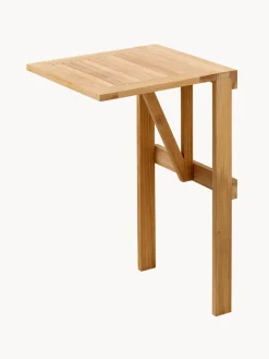 Mesa para exterior de madera de techa Balcony, plegable
