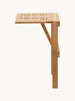 Mesa para exterior de madera de techa Balcony, plegable