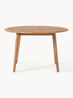Mesa para exterior redonda de madera de acacia Marc, tamaños diferentes