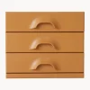 Mesilla de noche con cajones Ginger Orange