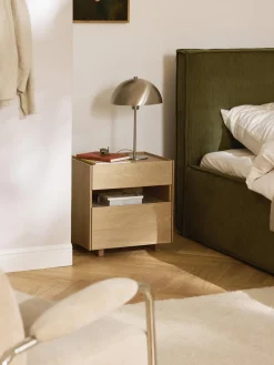 Mesilla de noche de madera Larsen