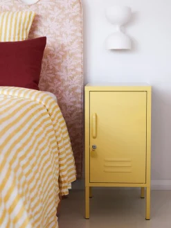 Mesilla de noche metálica con bisagra a la izquierda/derecha The Shorty