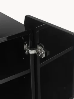 Mesita de noche brillante Emina