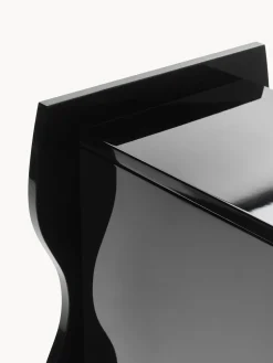 Mesita de noche brillante Emina