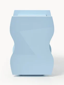 Mesita de noche brillante Emina