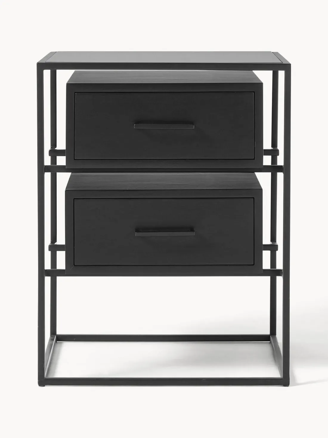 Mesita de noche de madera de mango Lyle