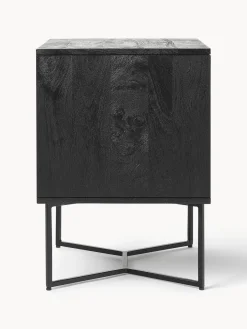 Mesita de noche de madera de mango Luca