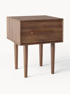 Mesita de noche de madera de mango Paul