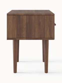 Mesita de noche de madera de mango Paul