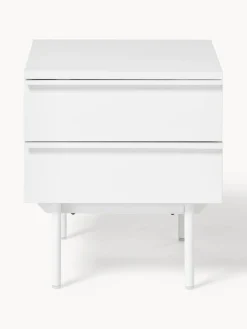 Mesita de noche de madera Elona