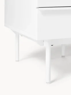 Mesita de noche de madera Elona