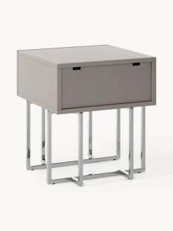 Mesita de noche de madera Joe