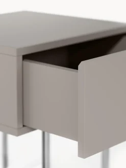 Mesita de noche de madera Joe