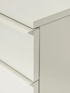 Mesita de noche de madera Elona