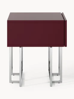 Mesita de noche de madera Joe