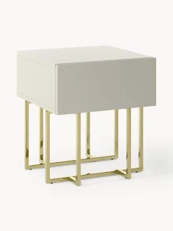 Mesita de noche de madera Joe