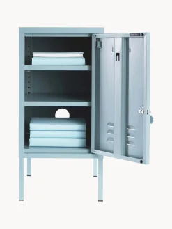 Mesita de noche de metal The Shorty, apertura de puerta izquierda o derecha