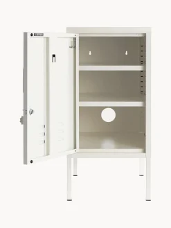 Mesita de noche de metal The Shorty, apertura de puerta izquierda o derecha