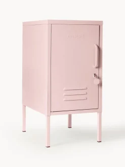 Mesita de noche de metal The Shorty, apertura de puerta izquierda o derecha