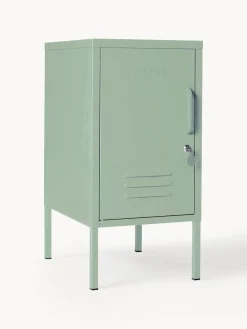 Mesita de noche de metal The Shorty, apertura de puerta izquierda o derecha