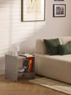 Mesita de noche de metal Aiden